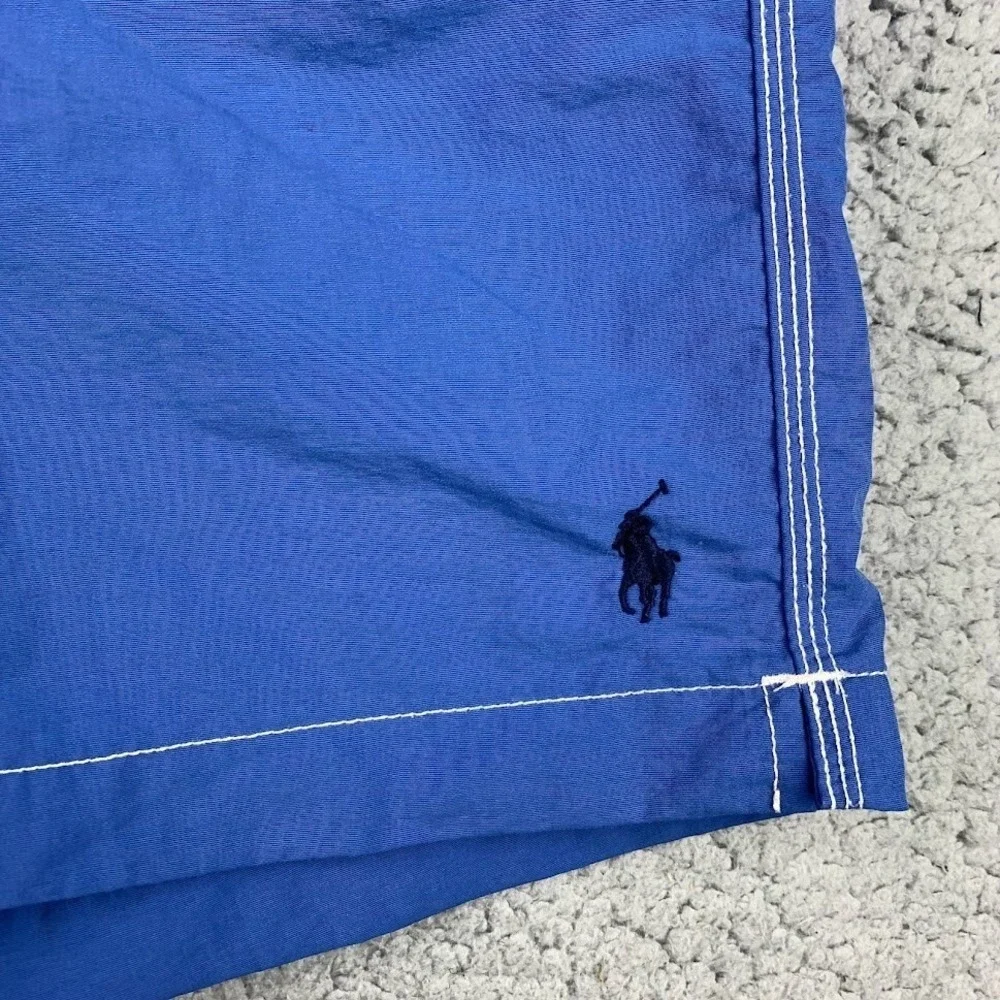 Vintage Polo Ralph Lauren Mens Mesh Lined Board Shorts Swim Trunks‎ Size L Cargo